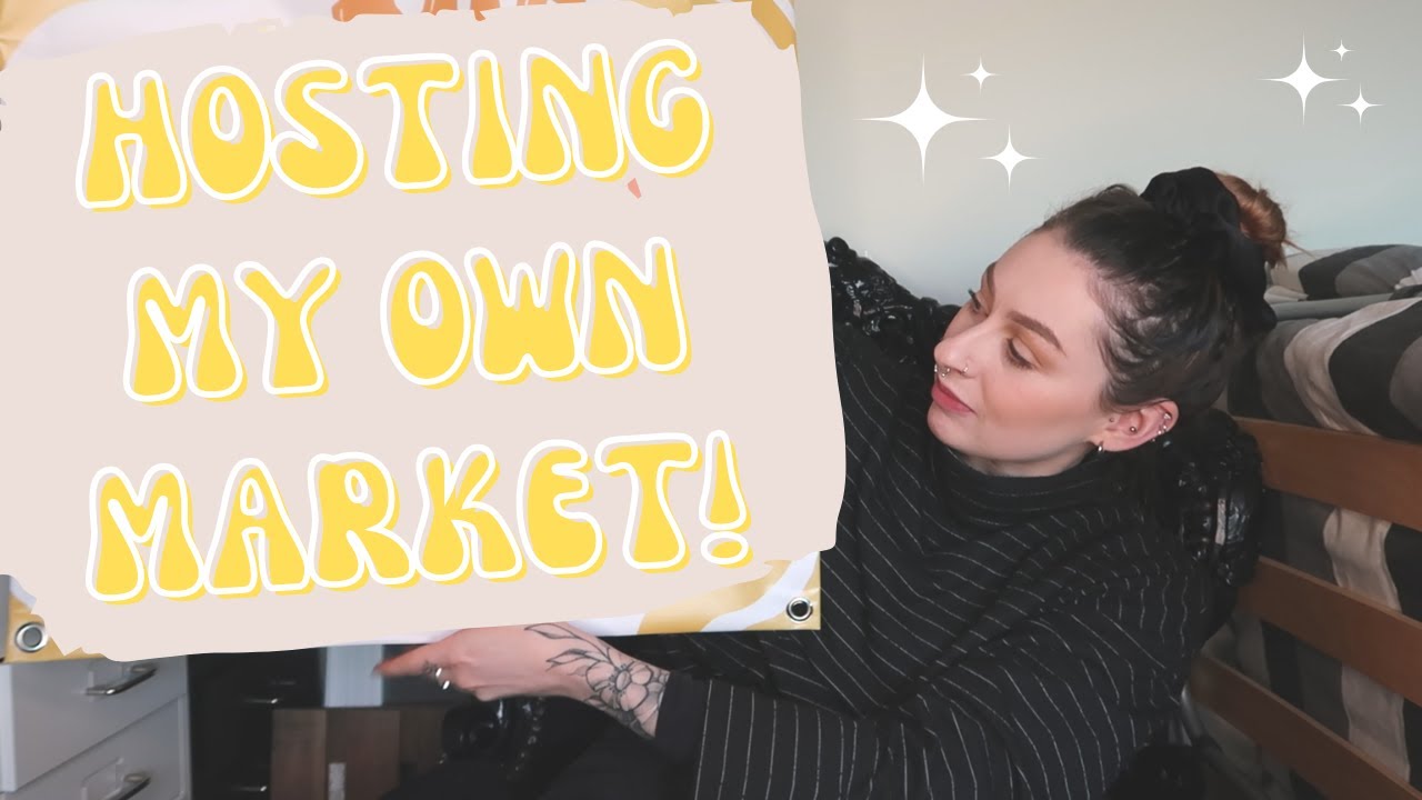 STUDIO VLOG #8 ☆ I HOSTED AND RAN MY OWN MARKET!?  | Fauna Rose ☆