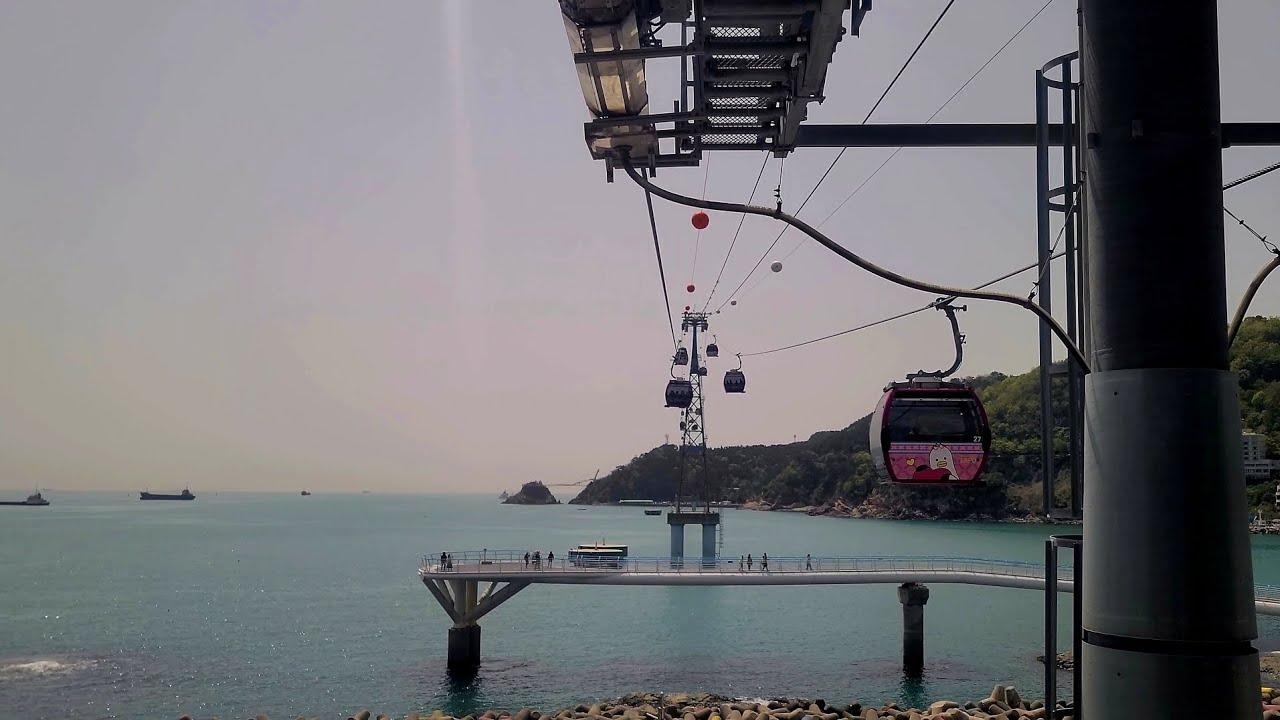Busan songdo cable car online tour.