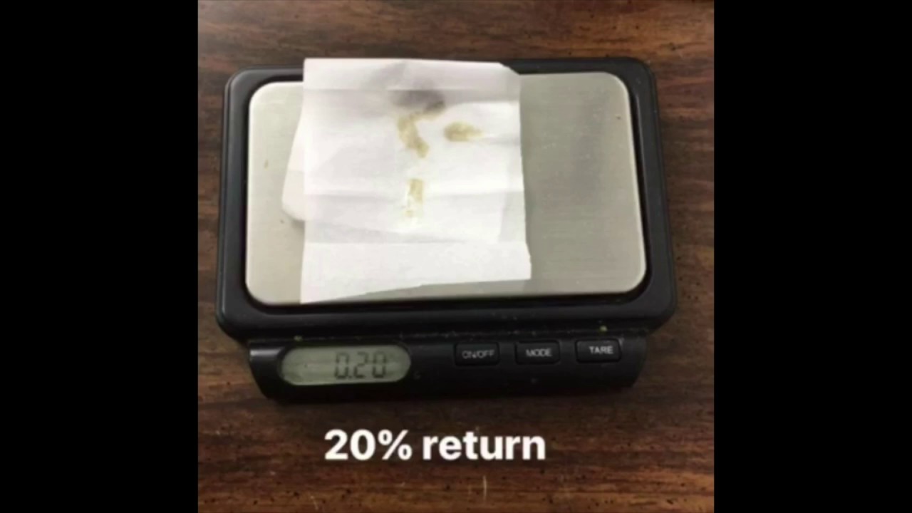 Pressing Fresh Rosin With My Press