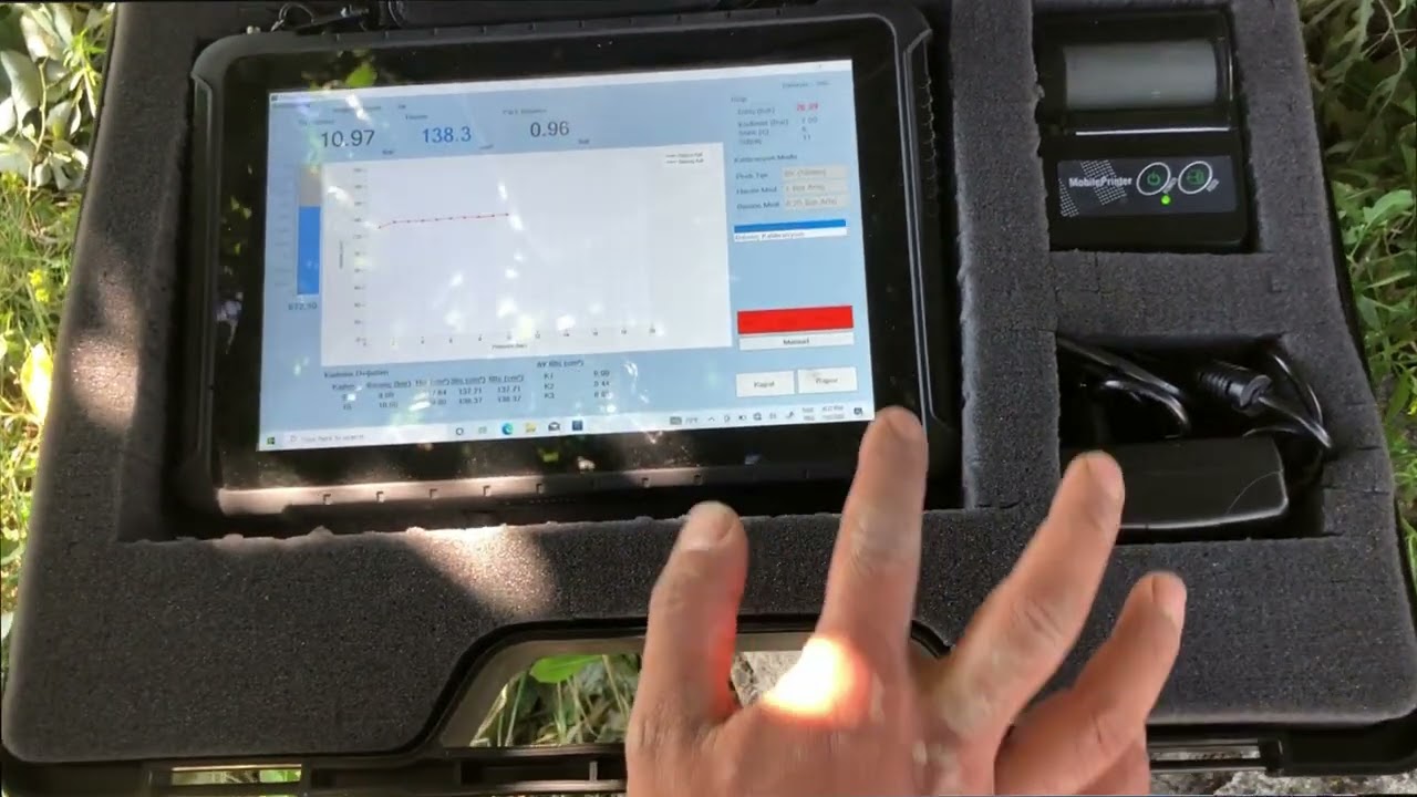Otomatik Presiyometre / Automatic Pressuremeter - GPM-100 (Otomatik Kalibrasyon)