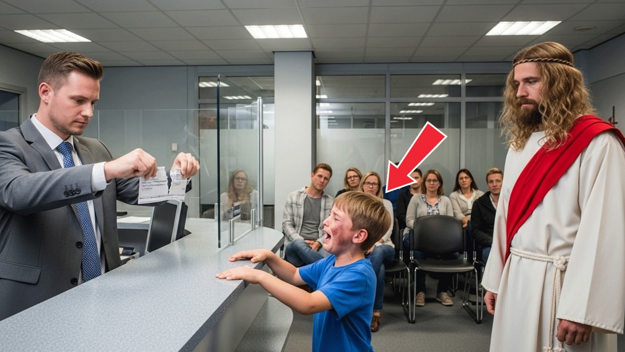 DER MANAGER ZERRISS VOR ALLEN DEN SCHECK EINES ARMEN JUNGEN… DOCH JESUS SAH JEDE SEKUNDE