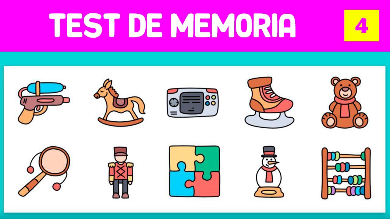 TEST PARA EJERCITAR LA MEMORIA - PRUEBA DE MEMORIA - VISUAL MEMORY TEST - EJERCITAR LA MENTE