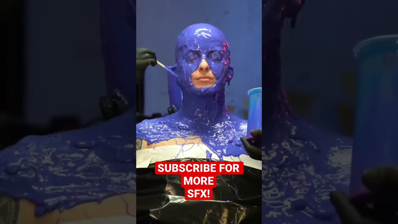SFX artist silicone lifecast. Body double from smooth-on.