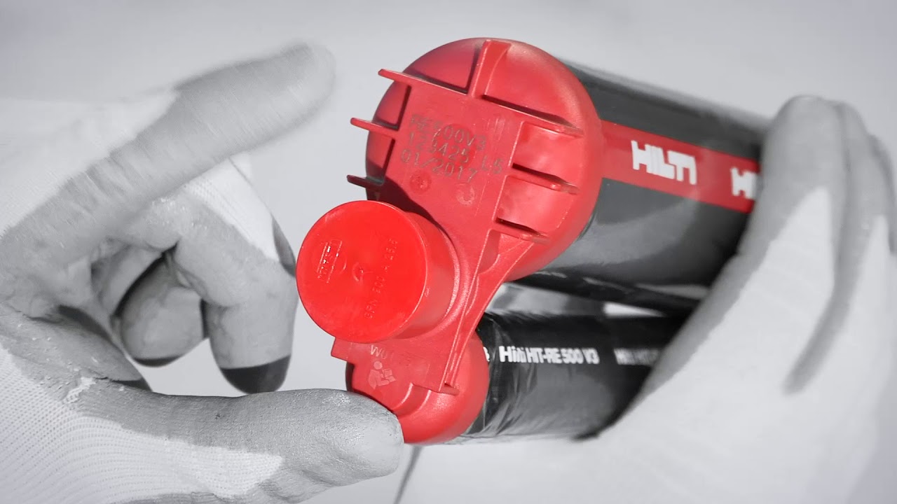 Hilti HIT-RE 500 V3 : Installation overhead with standard hammer drill bit