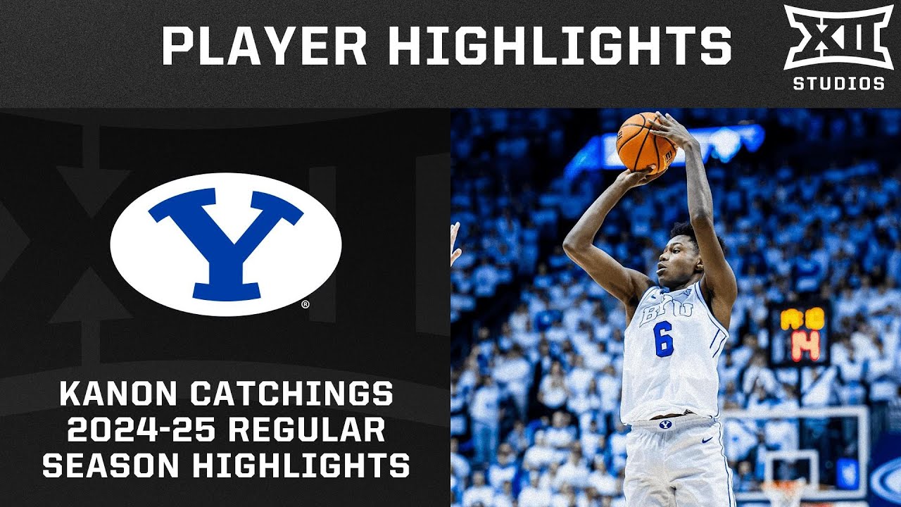 Kanon Catchings 2024-25 Regular Season Highlights | Big 12 Basketball