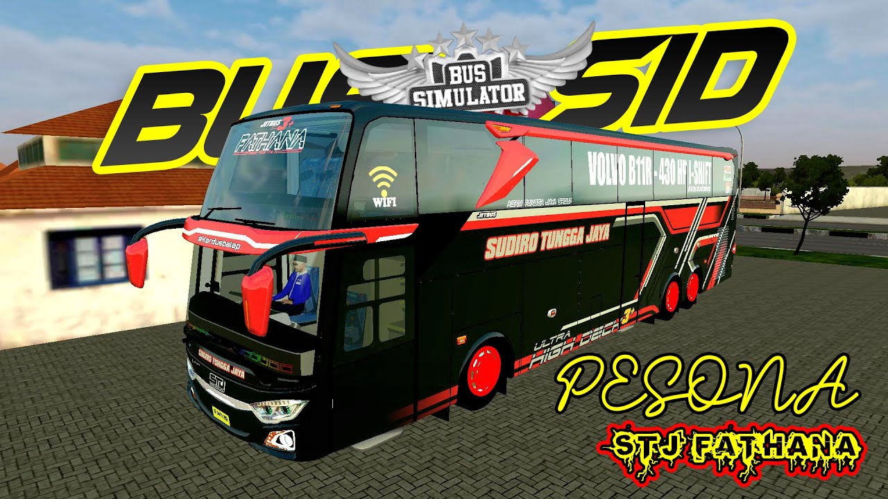 PESONA STJ FATHANA VOLVO VOYAGER | MOD JB3 UHD MD Creation | MOD BUSSID TERBARU