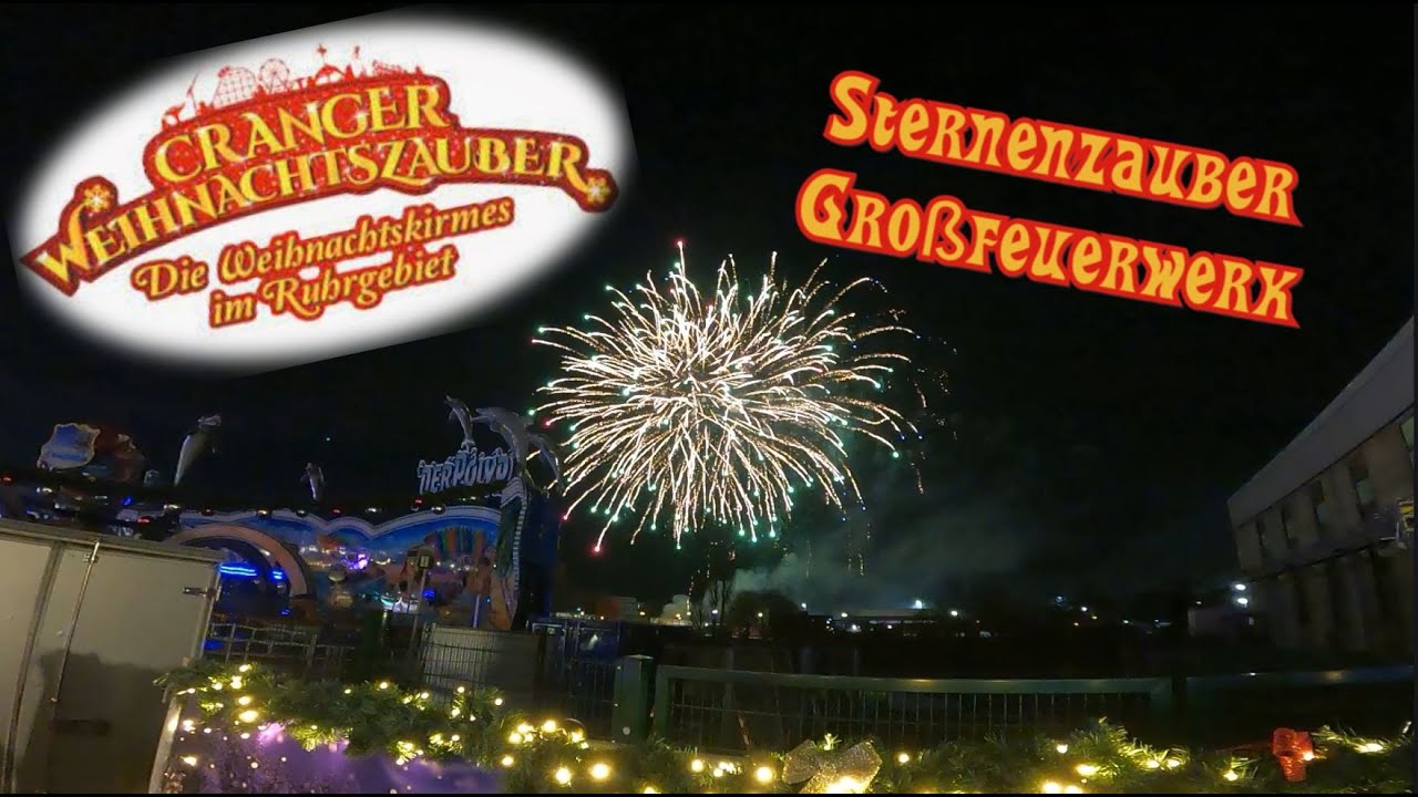 Sternenzauber Feuerwerk (Cranger Weihnachtszauber 2025) // Feuerwerk