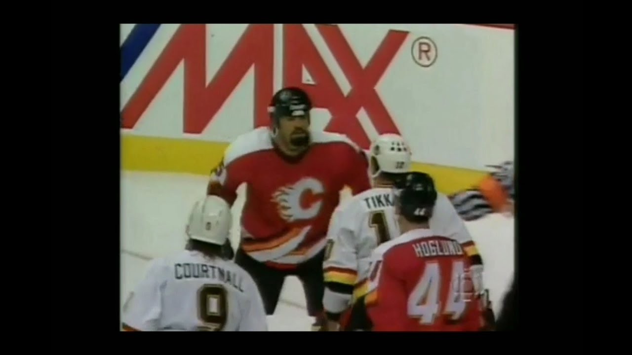 Flames - Canucks rough stuff 10/5/96
