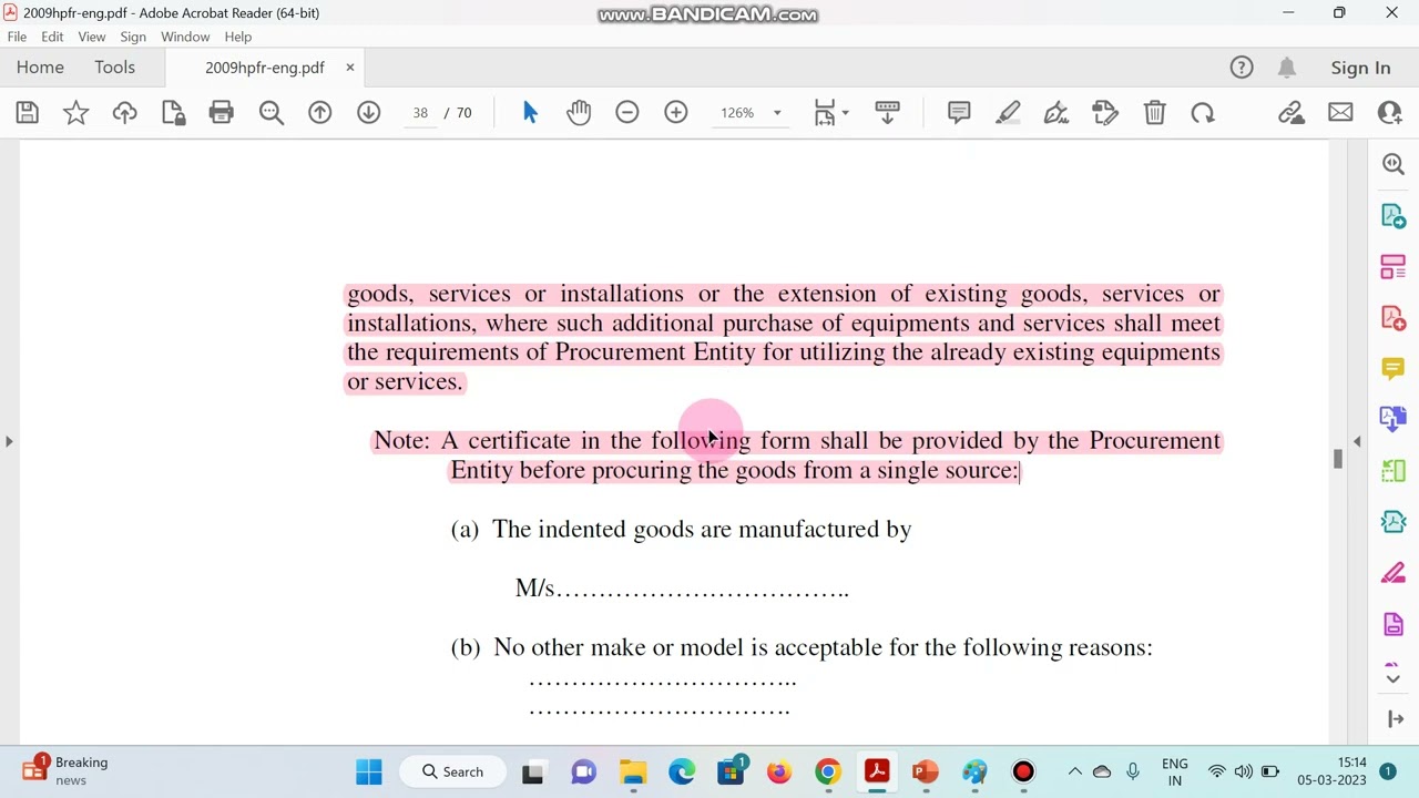 SINGLE TENDER SYSTEM# HP DEPTT. EXAM