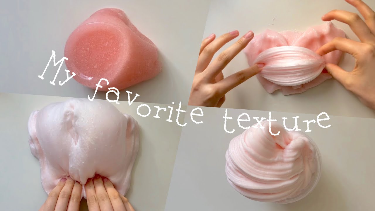 すきなテクスチャのスライムさわる^_−♡