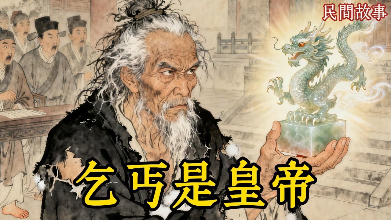 小夥計因揭發黑心粥鋪被誣陷偷錢，公堂上快被打死時，他照顧過的老乞丐突然開口，亮出身份竟是皇帝。