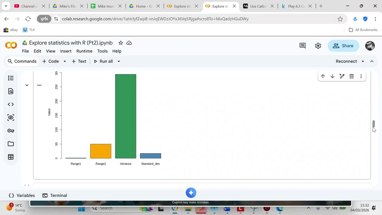 Learn descriptive statistics in R