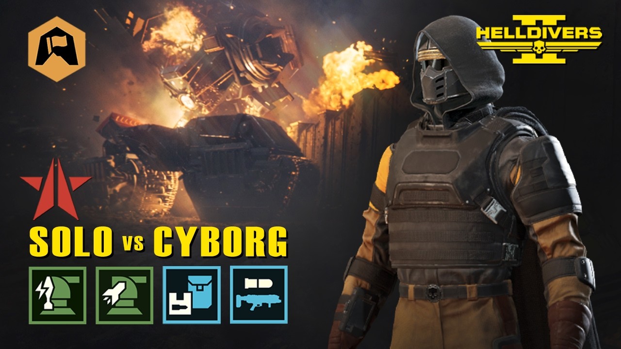 Helldivers 2 – Solo vs Cyborg | Seize Industrial Complex | Super Helldive | Deathless Full Clear