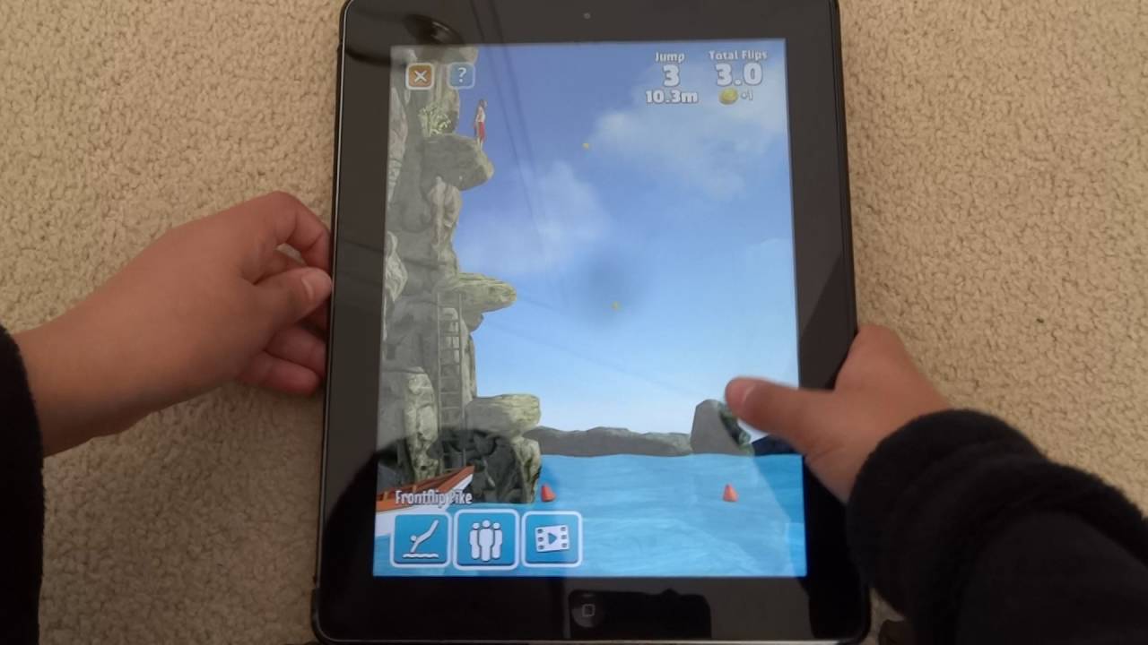 Flip Diving iPad Game