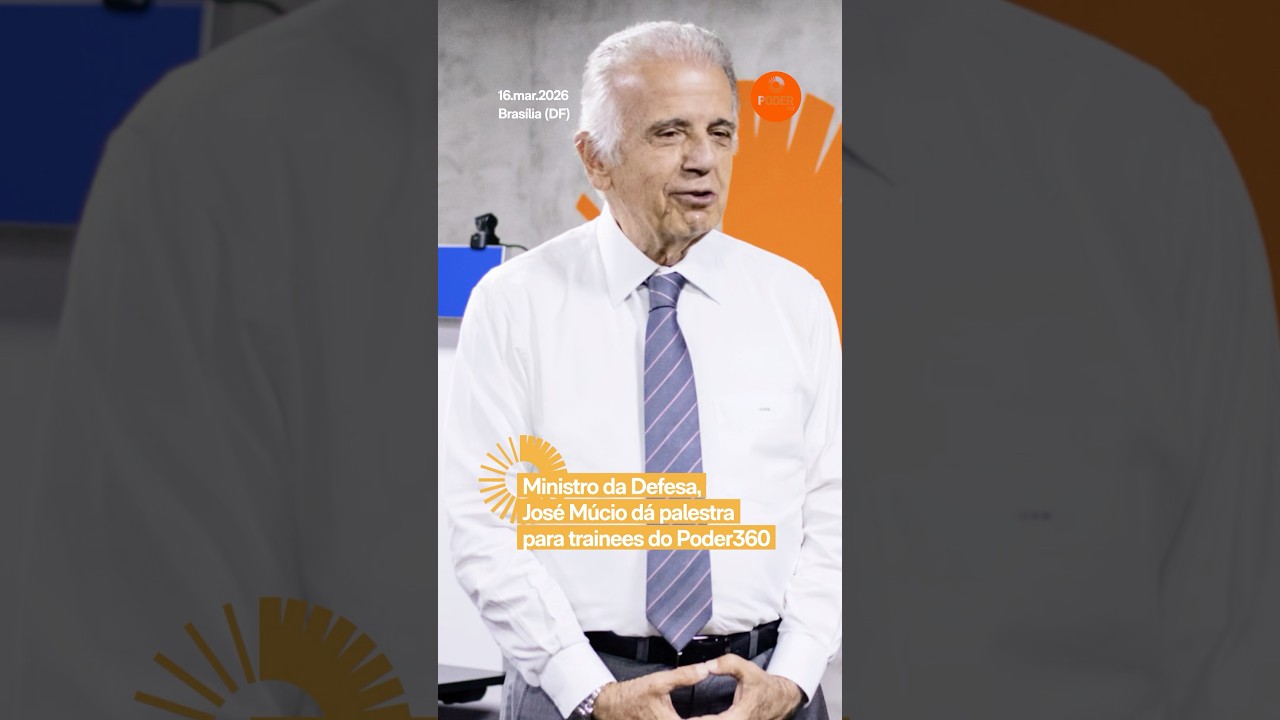 💬 Ministro da Defesa, Jos&eacute; M&uacute;cio d&aacute; palestra para trainees do Poder360