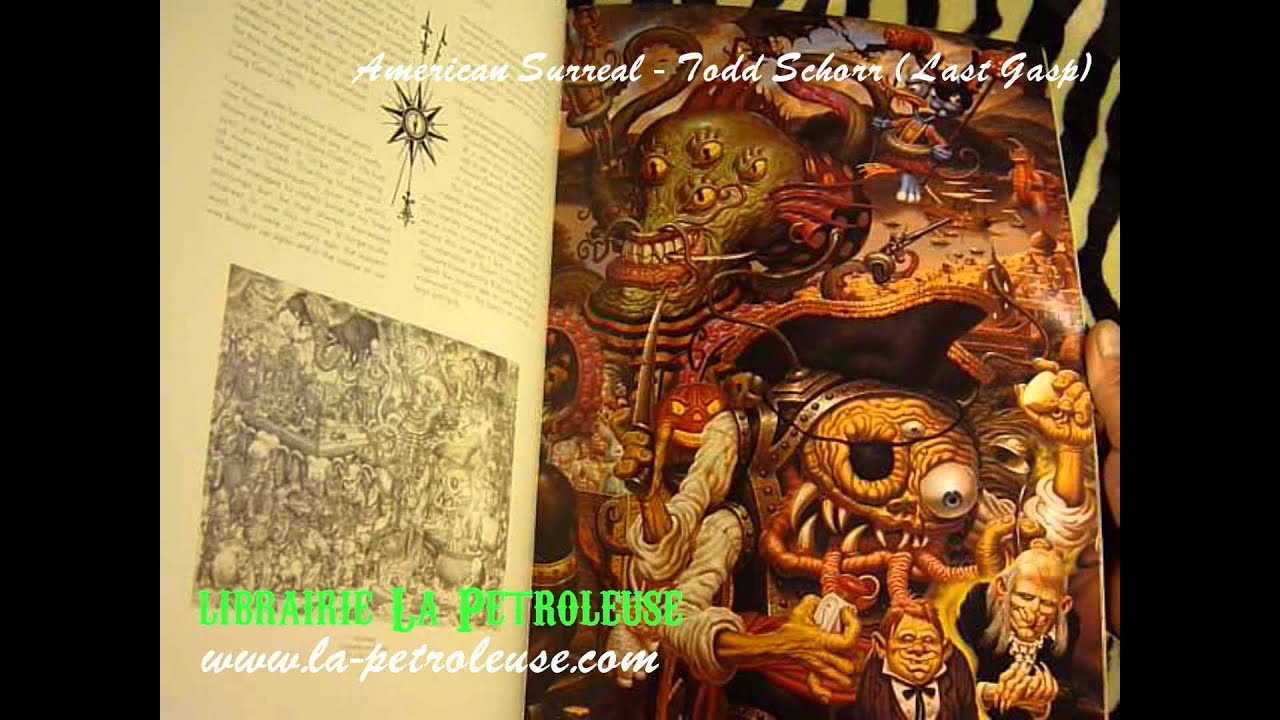 Livre / Book AMERICAN SURREAL - Todd Schorr - Last Gasp - librairie La Petroleuse