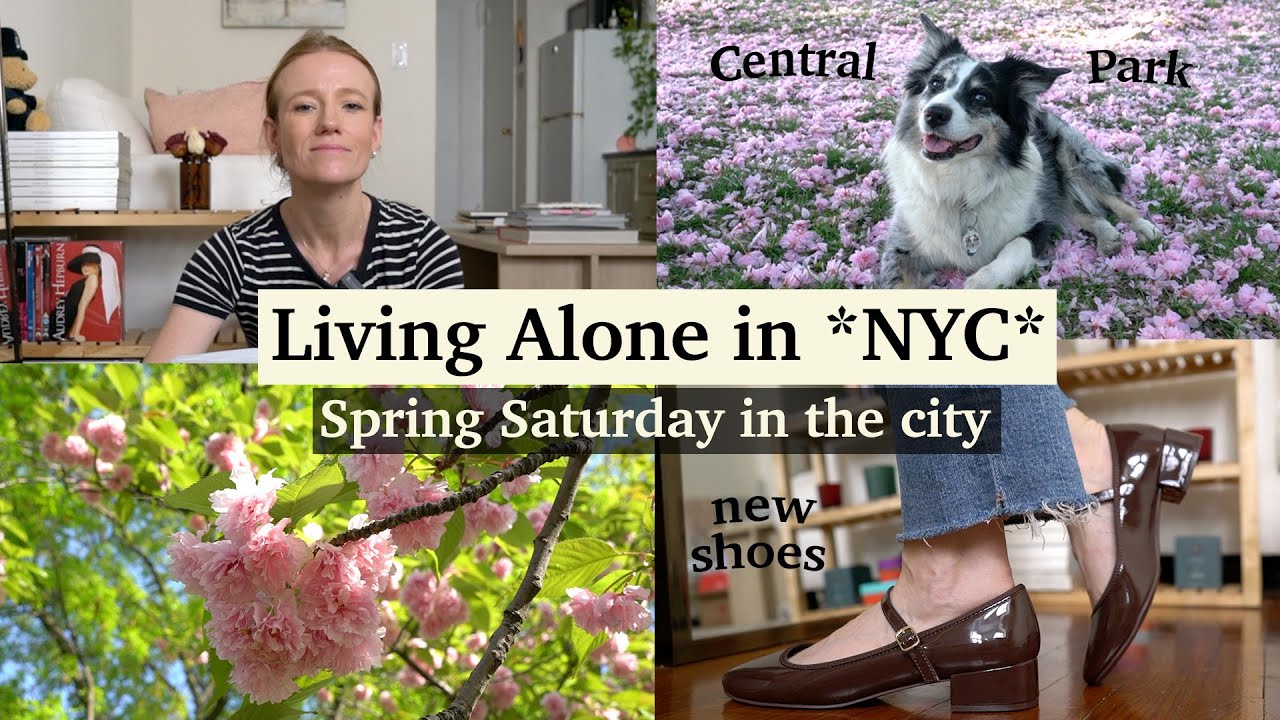 Saturday Living Alone in NYC: Spring in Central Park, new shoes, sleeping with a worm in my bedroom!