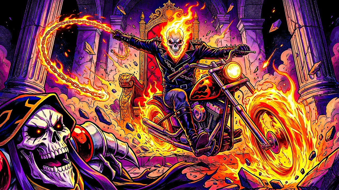 What If Ghost Rider Invaded Overlord Universe?