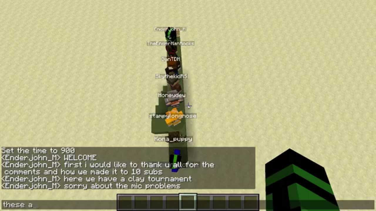 Clay Soldiers Tournament: Battle 1: TEAM ENDERJOHN VS TEAM ENDERMAN