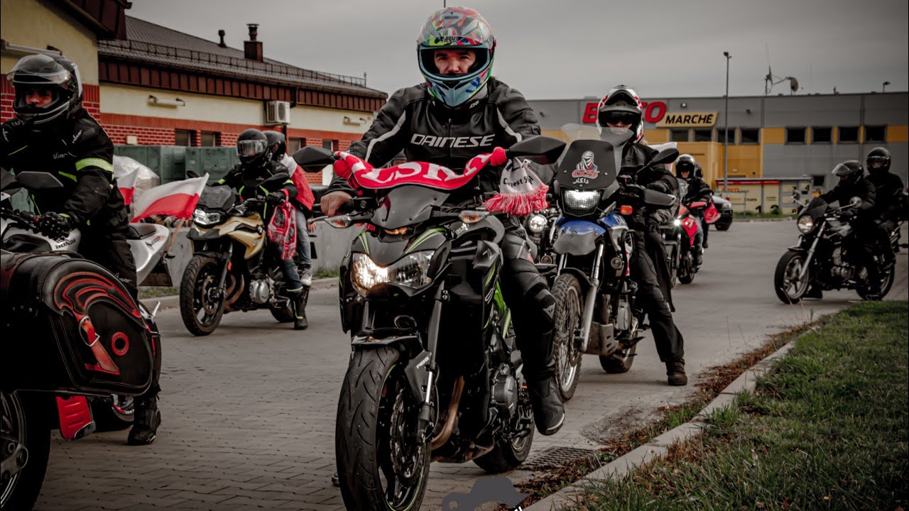 11 listopada parada motocyklowa Strzegom 2022r. Święto Niepodległości 🇵🇱