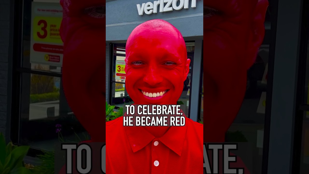 The amazing reason he&rsquo;s red.