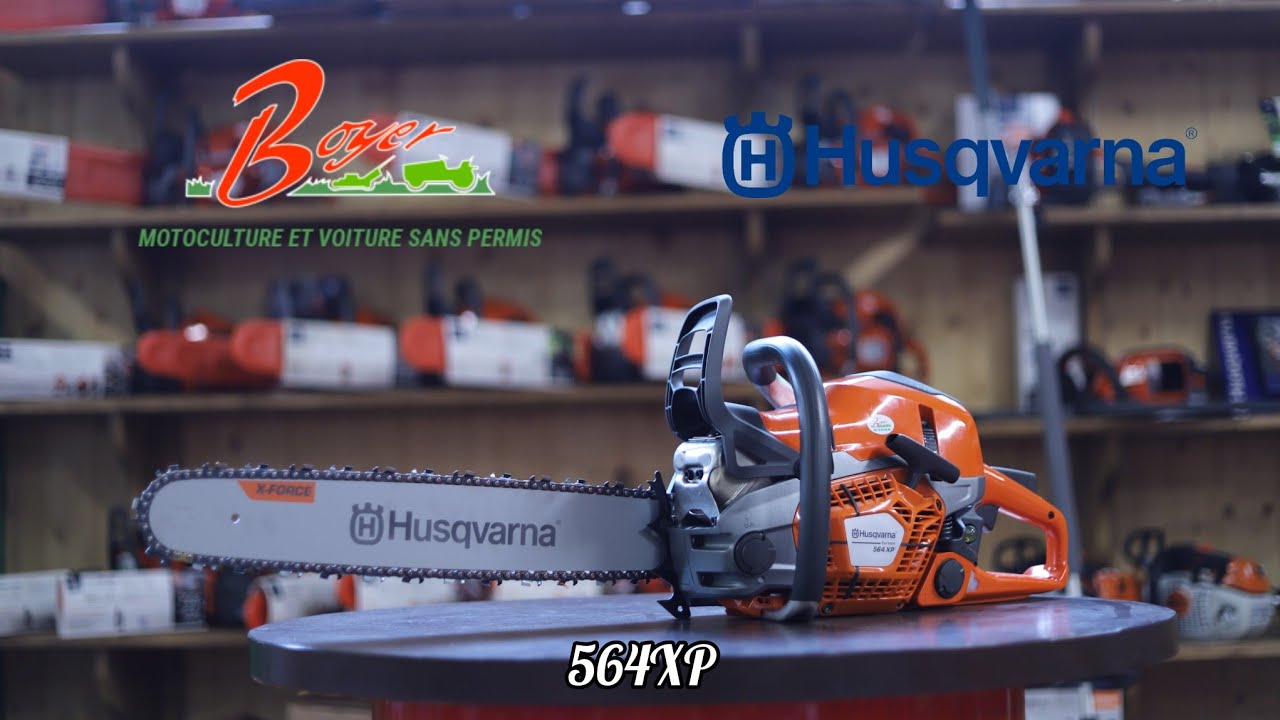 Husqvarna 564XP - Tronçonneuse professionnelle injection - Présentation - Boyer Motoculture