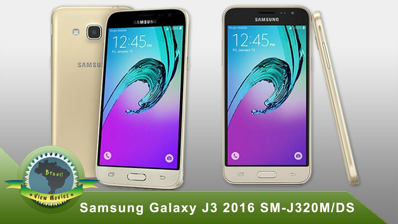 Unboxing e Hands On / Review | Samsung Galaxy J3 (2016) Dourado SM-J320M/DS 📱 [PT-BR]