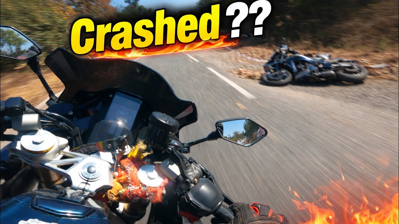CRASHED…?? ❤️‍🩹 | RC 390 VS RR 310 PATRATU VALLEY 