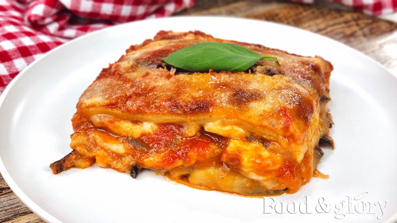 🍆 BERENJENAS A LA PARMESANA  🇮🇹 ¡Verdadera Receta Tradicional Italiana! (Lasaña de Berenjenas)