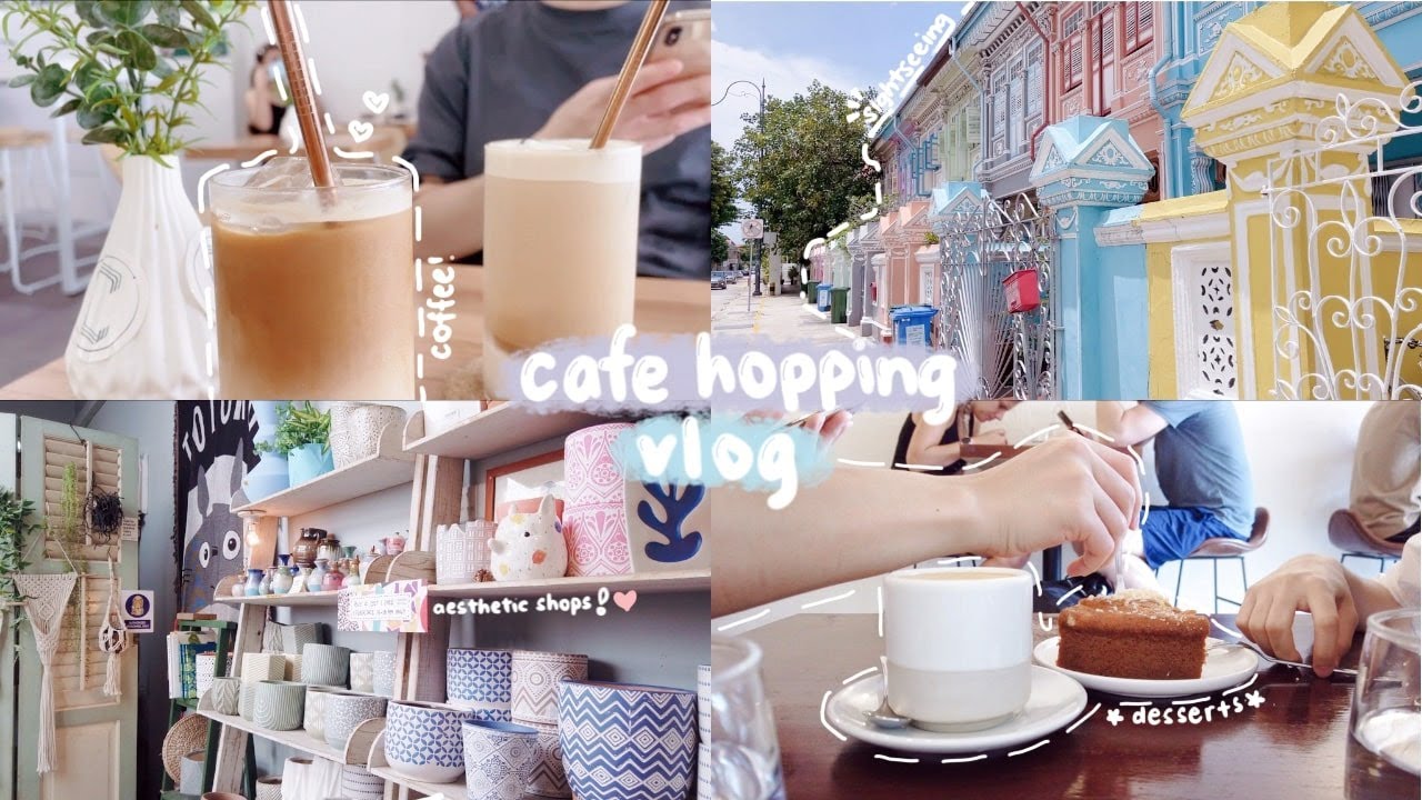 café vlog singapore🍹🌷 café hopping in joo chiat + sightseeing / singapore daily life