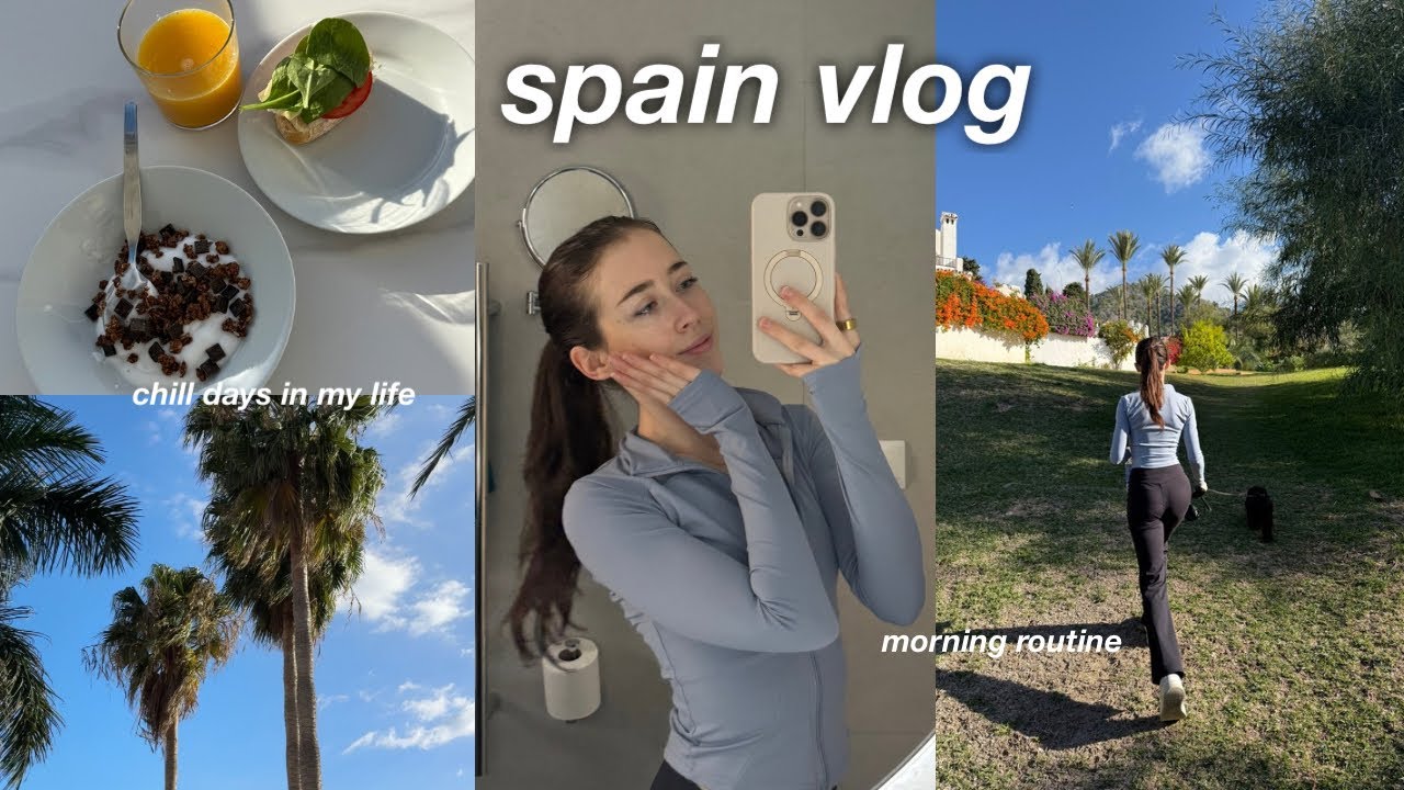 Spend a relaxing day with me IN SPAIN!  🌸☁️ cozy vlog