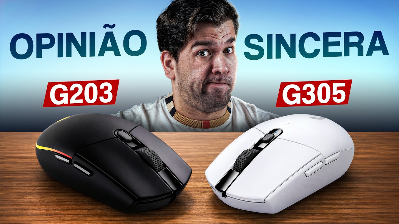 Logitech G203 e G305: Eles ainda valem a pena em 2026? (SEM PASSAR PANO!)