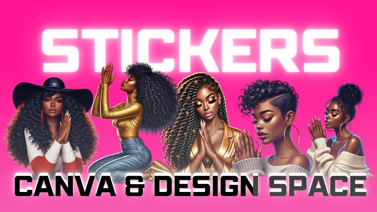 How to Create Stickers Using Canva & Design Space | DIY Faith-Based Stickers Tutorial