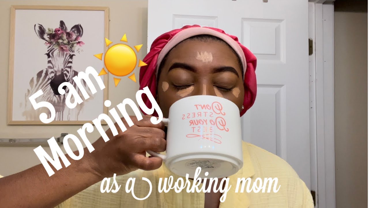 5 AM MORNING ROUTINE//WORKING MOM//MEDICAL ASSISTANT