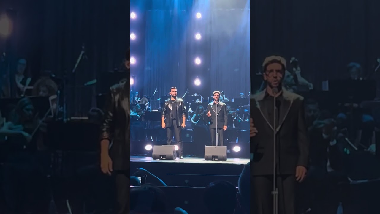 Duetto Piero Barone e Ignazio Boschetto Il Volo, Miserere Teatro degli Arcimboldi 03/09/2023