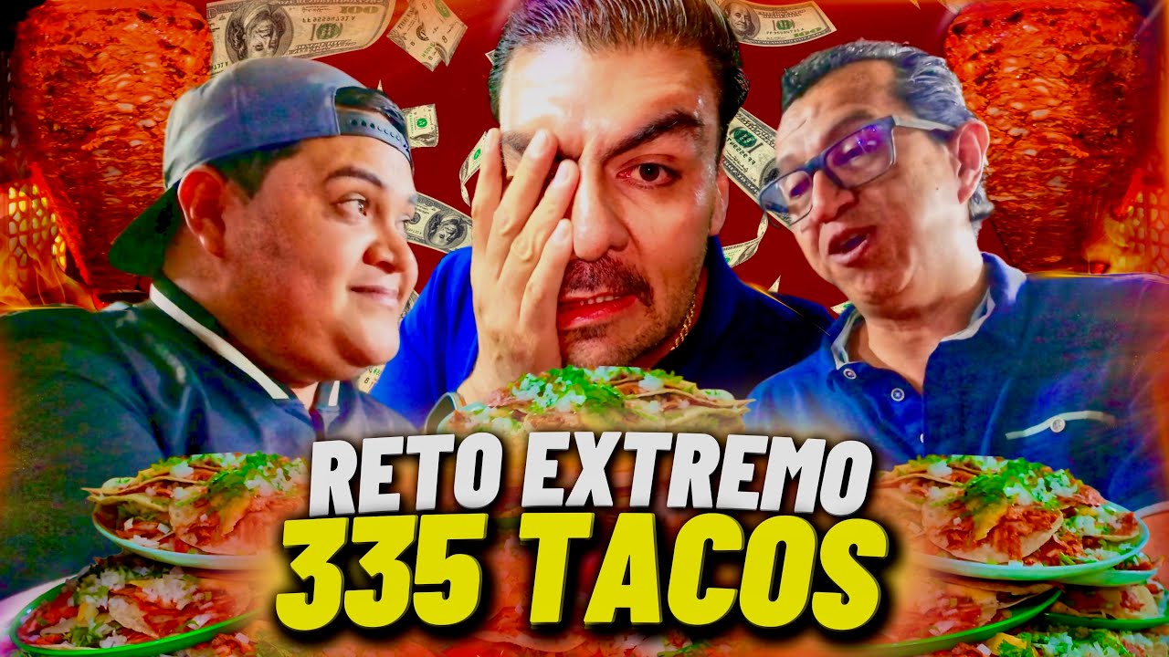 EL RETO de 335 TACOS.. que desde TEXAS 🇺🇸 a MORELIA 🇲🇽 La Vaquita vino a RETARNOS 