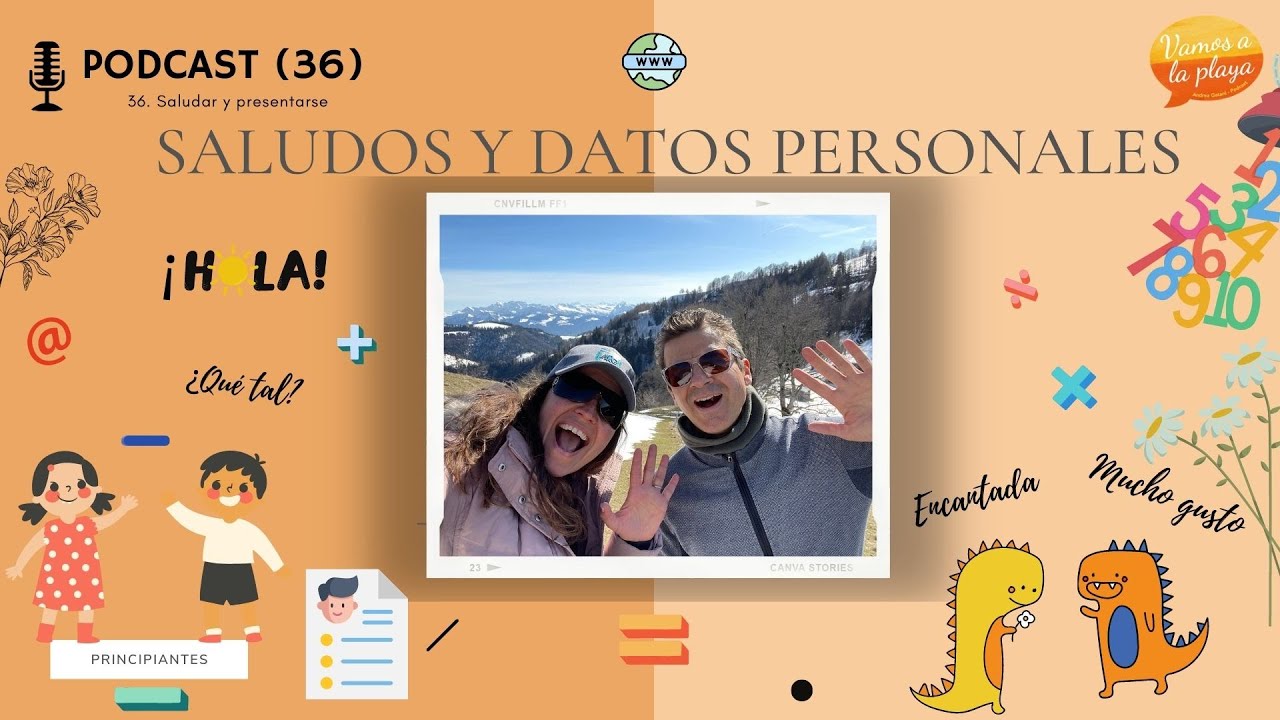 Saludar y presentarse en español I Dar datos personales I Los números y signos importantes.