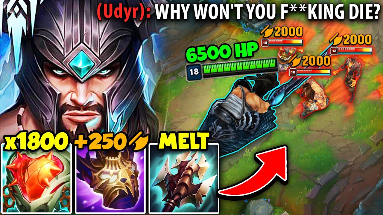 TRYNDAMERE, BUT I'M A LITERAL RAID BOSS WHO ONE SHOTS YOU (6500+ HP, 400+ AD)