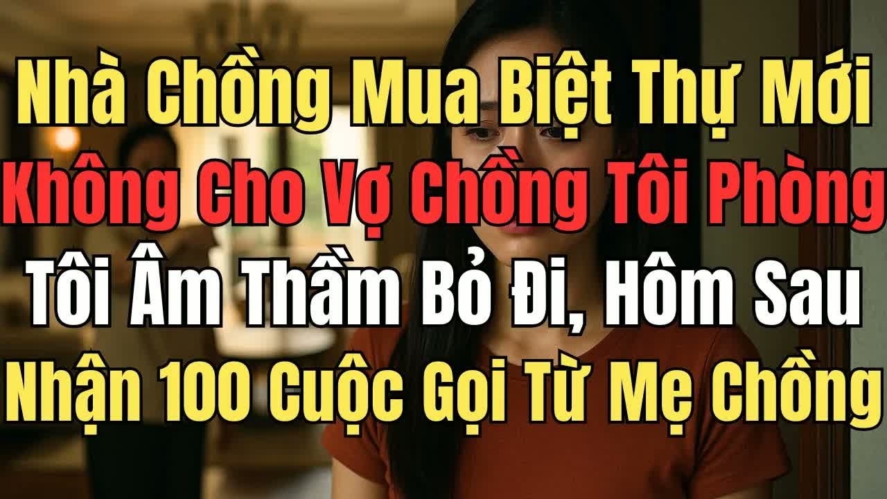 Nhà chồng mua biệt thự nhưng không cho tôi ở chung, đến khi tôi khóa cửa phòng mọi chuyện mới vỡ l