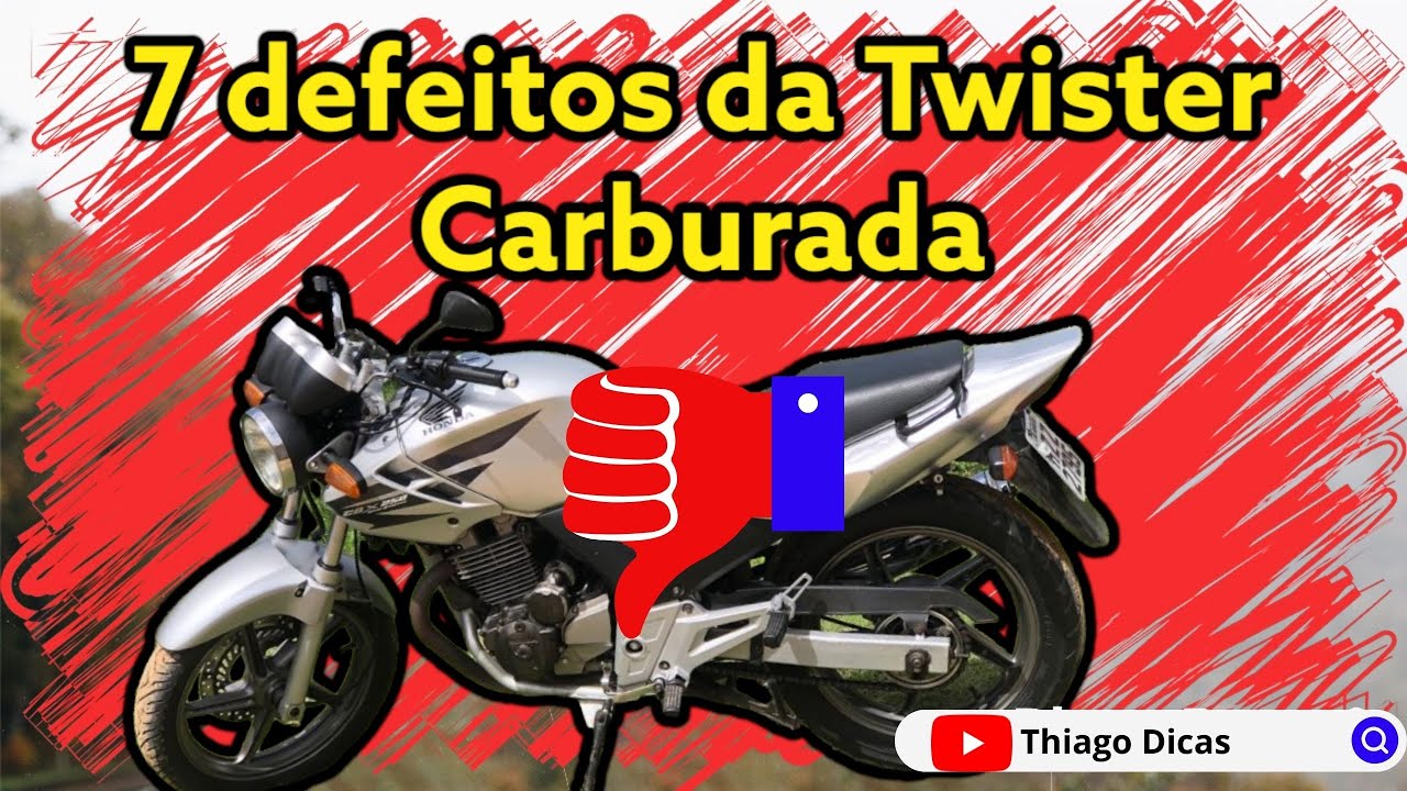 7 PONTOS NEGATIVOS DA CBX TWISTER CARBURADA