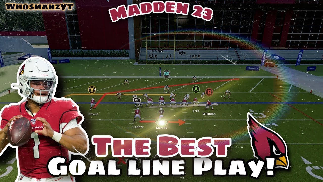 The Best Goal line Play In Madden 23! #madden23tips #gitg #whosmanzyt