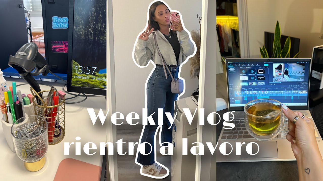 WORK WEEK IN MY LIFE / rientro in ufficio, la mia prima settimana di lavoro post vacanze!