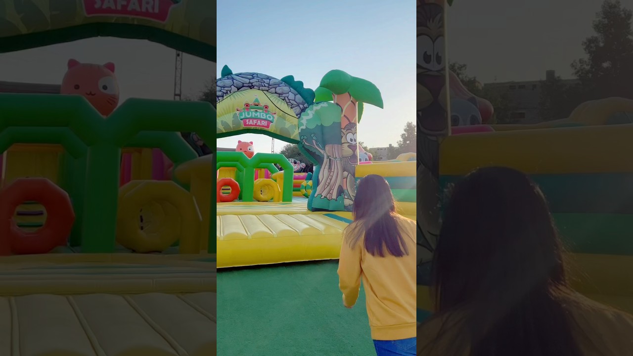 Jumbo jump 😊#safariparkkarachi #karachi #jumbojump