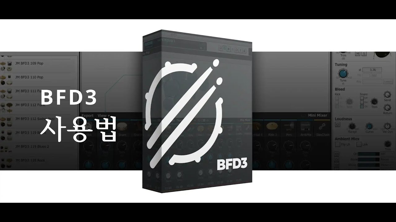 BFD3 사용법 튜토리얼