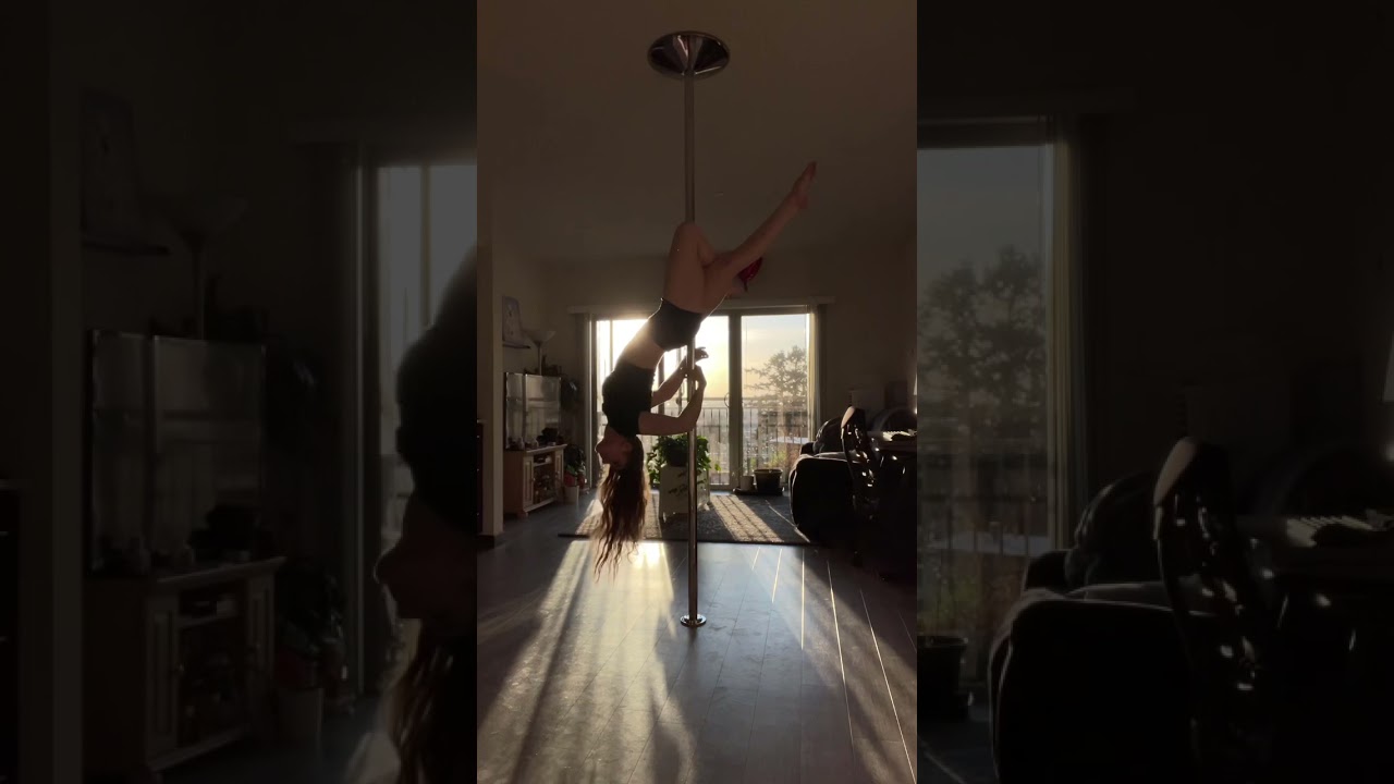 Spin Pole Combo: Scissor Sit - Layback - Iguana Fang - Iguana Split