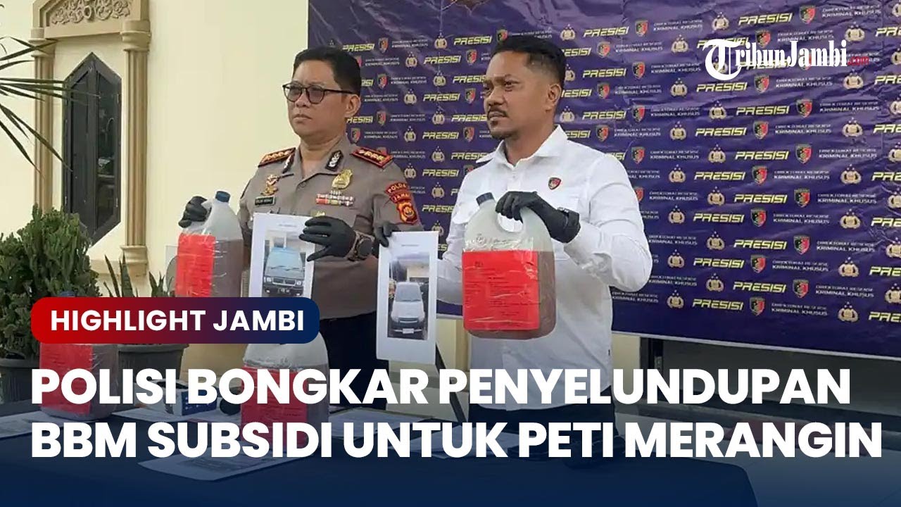 Polisi Bongkar Penyelundupan BBM Subsidi untuk Tambang Emas Ilegal di Merangin
