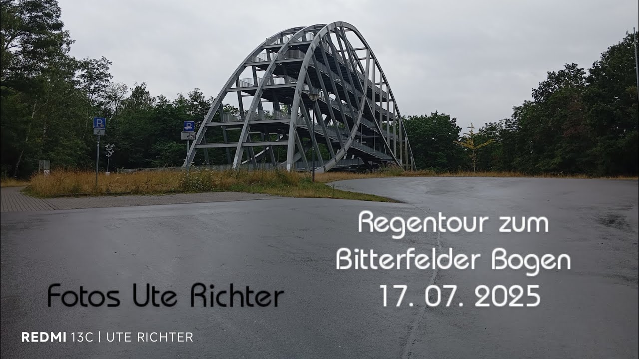 Regentour zum Bitterfelder Bogen, 17. 07. 2025