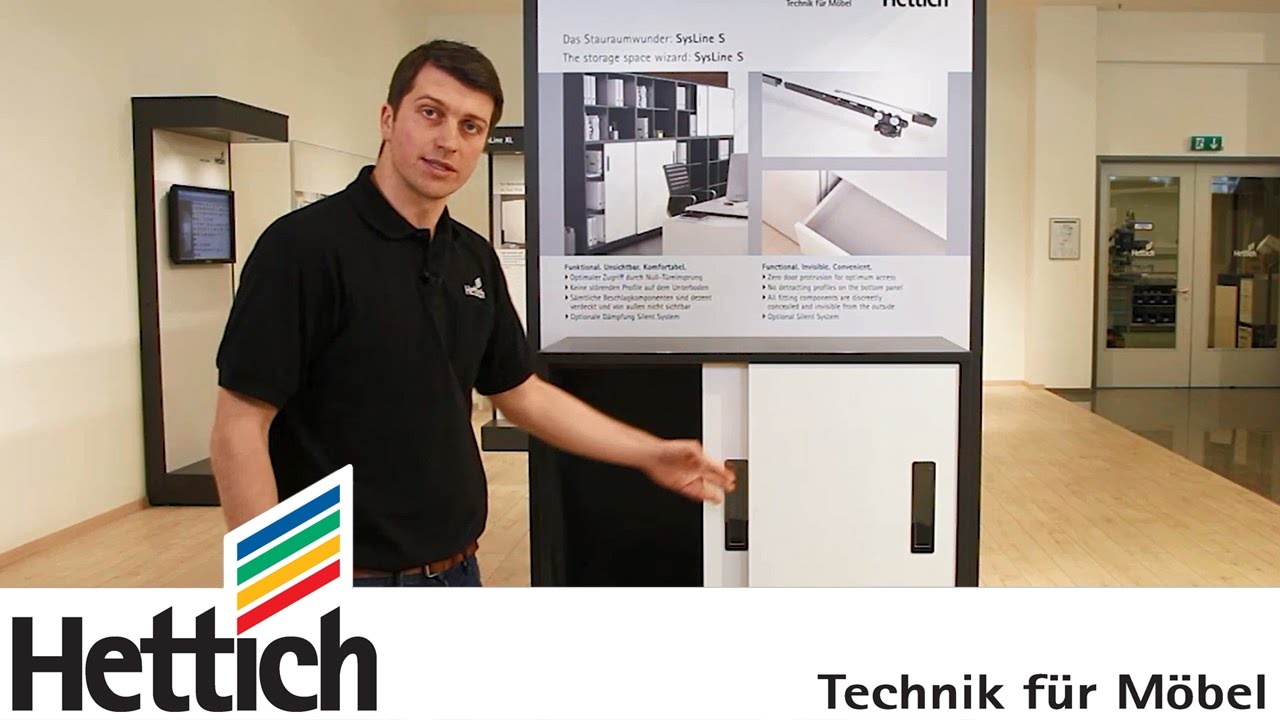 SysLine S sliding door system: technical briefing by Hettich
