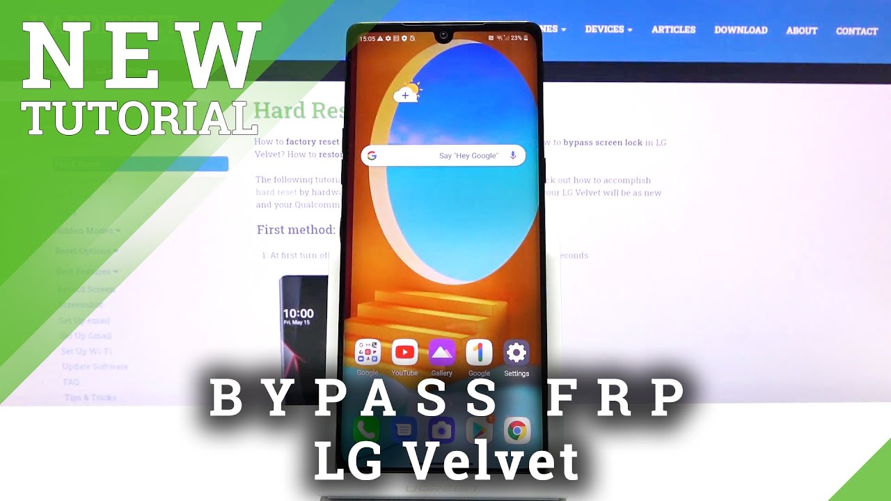 Как разблокировать FRP на LG Velvet — обойти проверку Google / снять защиту от сброса к заводским...