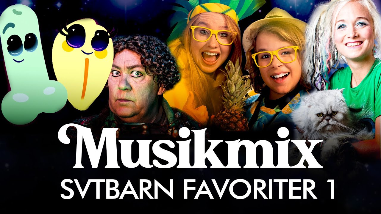 Musikmix - SVTBARN-Favoriter 1: Snoppen&Snippan, hissdans, huskatt